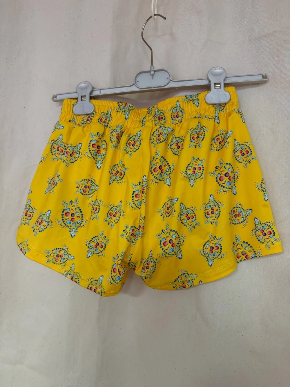 Vilebrequin Girls Yellow Turtle Print Swim Shorts Size 12/152 cm NWT